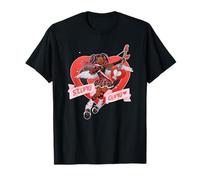 Stupid Cupid Punk Rock Angel Girl Heart Anit-Valentine Wings T-Shirt