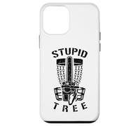 Stupid Tree Disc Golf Player Funny Chainsaw Basket Golfer Case for iPhone 12 mini