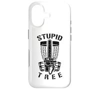 Stupid Tree Disc Golf Player Funny Chainsaw Basket Golfer Case for iPhone 17