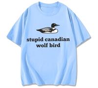 Stupid Wolf Bird Shirt Funny Canadian Wolf Bird T-Shirt