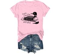 Stupid Wolf Bird Shirts Funny Canadian Loon Bird Pun T-Shirt