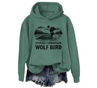 Stupid Wolf Bird Sweatshirt Shirt Stupid Wolf Bird Hoodie Funny Graphic Sweatshirt