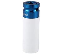 Stupottue Alloy Wheel 1/2" Drive 17mm Set Thin Wall Deep Impact Nut Socket Blue