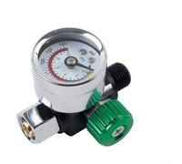 Sturdy 1/4 Inch Pressure Regulator with G1/4 Fitting for Regulating Air Pressure in Pneumatic Systems with Visual Gauge (A)
