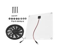 Sturdy 100W 12V Solars Exhaust Fan with Easy Installation Designs Accessory for Various Space Daily Use Energy Efficient Fan Systems