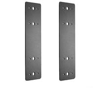 Sturdy 2Pcs Steel Flat Mending Plates for Home Improvement, Heavy Duty Brackets for Repairing and Reinforcing Structures