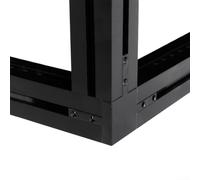 Sturdy 3 Way Corner Joint Bracket for 2020 Aluminium Profiles, Pack Includes 10 Connectors and 40 Screws for Building (Black)