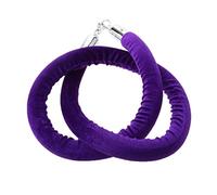 Sturdy 32mm Purple Stair Safety Rope with Locking Mechanism - Ideal for Childproofing, Home Décor, and Stairway Barriers
