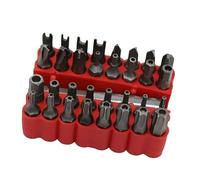 Sturdy 33PCs Screwdriver Bit Set Including Hexagonal Star Crosses Head for Electronic Device Fixing Home Repair Equipment