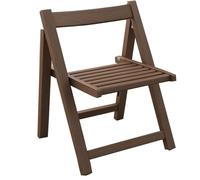Sturdy 4-Pack Solid Wood Folding Chairs - Foldable Seating for Kitchen, Dining Room, & Outdoor Use - 330 lbs Weight (44.2x40.5x67cm)