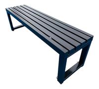 Sturdy 40in Black Garden Bench - Metal Patio Furniture, Cast Iron Frame, Iron Steel Park Seat, Outdoor Lawn Decor, Durable Porch Chair for Deck & Patio