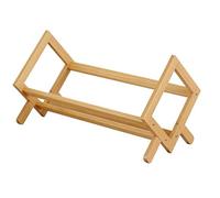 Sturdy 50CM Desktop Book Shelf - Multipurpose Table Book Rack for Study Room Natural Wood Book Holder Ideal for nizing Books and Displays