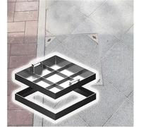 Sturdy 50x50cm Stainless Steel Cover for Sand Pit & Hidden Septic Tank Access Hatch Weatherproof Heavy Du Design for Outdoor Use