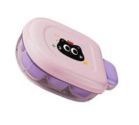 Sturdy 6 Cavity Ice Cubes Tray for Whiskies Drink Round Ball with Lid Nonstick Releases Food Safe Materials Ice Cubes Box for Fridge