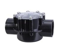Sturdy ABS Check Valves 180 Degree Clear Lid for Pool Applications Ensures Proper Water Circulation Pool Maintenance Valves