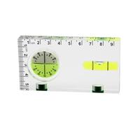 Sturdy ABS Construction Angles Measuring Tool with Magnets and Glowing Marking for Hands Release Operations Green Water Angles Finders Levels with Base