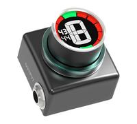 Sturdy ABS Guitar Tuner Featuring Quiet 9V Power and Consistent Action for Bass Instruments True Bypass Tuner