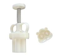 Sturdy ABS Treat Baking Molds for Creating Detailed God of Wealth Snake Green Bean Cakes at Homes Green Bean Cake Molds