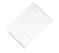 Sturdy Acrylic Fabric Ruler for Cutting and Drawing Ideal for Home Sewing Florals Pattern Transfer Tool Fabric Ruler