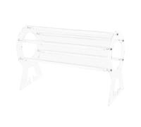 Sturdy Acrylics Headband Display Stand Organizers for Women Detachable Clear Designs Hair Accessory Storage Rack