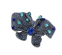 Sturdy Alloy Butterfly Brooch Artistic Design Long Lasting Shines Fade Resistant Daily Wear Lapel Pin Accessory Butterfly Pin