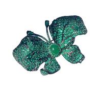 Sturdy Alloy Butterfly Brooch Artistic Design Long Lasting Shines Fade Resistant Daily Wear Lapel Pin Accessory Fashion Pin