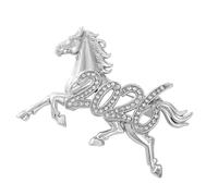 Sturdy Alloy Chinese Zodiacs Horse Pin with Electroplated Finish for Enhanced Shines and Durability Suitable for All Event Zodiacs Horse Brooch