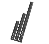 Sturdy Aluminium Ruler with Comfort Grip and Anti Bleeding Technology for Clean Crafting (45CM)