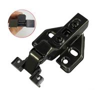 Sturdy Aluminum Frame Hinge with Hydraulic Damping for Long Lasting Glass Door Performance (F)