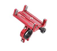 Sturdy Aluminum Motorcycles Phones Bracket Adjustable Angles Simple Installs for Horizontal or Vertical Screen Positioning Shockproof Aluminum Bike Phone Holder Rotatable Motorcycle Cell Phone Stand