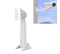 Sturdy Aluminum Outdoor Camera Bracket for Wall Corner and Vertical Pole Mounts with Hoop Support Compatible with Security Cameras (with 30CM Hoop)