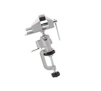 Sturdy Aluminum Pivoting Bench Clamp with 45 Degree Adjustable Tilt Ideal for Drilling and Creative Projects Portable Drill Press Holding Vise