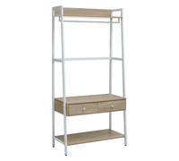 Sturdy And Durable Natural Oak Storage Unit, Versatile Spacious Storage, Easily Maintained Tall Cupboard