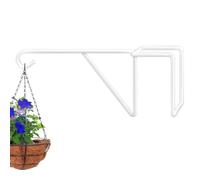 Sturdy and Durable Planter Hooks - Vinyl Basket | Outdoor and Indoor Plant Supports - Heavy-Duty Vinyl Fence Hooks for Hanging Flower Baskets, Bird Feeders