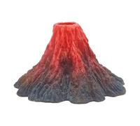 Sturdy and Easy to Maintain: Made from sturdy resin that resists fading, chipping, or discoloration, this aquarium volcano is easy to clean and maintain, offering a long-lasting decorative element th