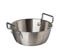 Sturdy and Unique Bowls with Double Ear Portable Gold Stainless Steel Double Handle Bowls for Various Occasion Metal