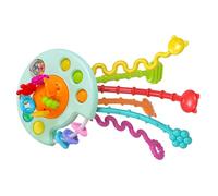 Sturdy Anti Toddler Plaything Supports Cognitive Growth with Engaging Push Pull Mechanics for Ages 1 2 3 Toddler Pull Toy Early Education Fine Motor Skills Toy Interactive Parent Child String Aby