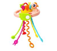 Sturdy Anti Toddler Plaything Supports Cognitive Growth with Engaging Push Pull Mechanics for Ages 1 2 3 Toddler Pull Toy Early Education Fine Motor Skills Toy Interactive Parent Child String Aby