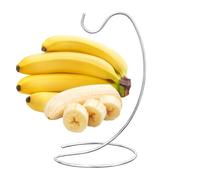 Sturdy Banana Holder, Stainless Steel Fruit Hook, Metal Banana Tree Hanger, Ergonomic Kitchen Storage Design, Sl ountertop Organizer, Home Accessories for Vegetable and Fruit