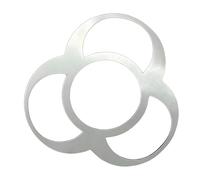Sturdy Bass Drum Edges Cover with Surfaces Drum Head Air Hole Cover for Optimal Sound Projection and Styles Metal Mixture Accessory