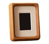Sturdy Beech Wood Photo Frame for Vertical and Horizontal Displays, Suitable for Wall Mount or Tabletop, Featuring Clear Acrylic and Secure Back Panel (3 inches)