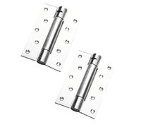Sturdy Bidirectional Door Hinge Built from Stainless Steel Noiseless Turning Great for Homes and Offices Easy Install Hinge