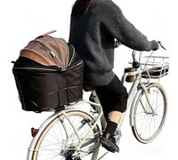 Sturdy Bike Pet Carrier Bag | 360° All - Round View & Breathable | Multifunctional Indoor/Outdoor