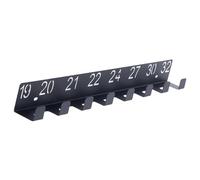 Sturdy Black Iron Wrench Rack Wall Mounted Space Saving Hangers Holder for Garage Tool Storage Workshop Organization Iron Wall Mounted Tool Rack