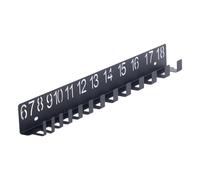 Sturdy Black Iron Wrench Rack Wall Mounted Space Saving Hangers Holder for Garage Tool Storage Workshop Organization Iron Wall Mounted Tool Rack