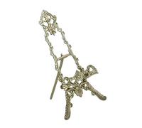 Sturdy Brass Retro Easel Stand for Displaying Artwork Features Light Weight Design and Friendly Materials in Art Studios Easel Display Stand