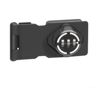 Sturdy Cabinet Password Hasp Lock Featuring 3 Digit Keyless Combination, Weather Resistant Steel Build for Securing Cabinets, Drawers, and Small Doors in Various Settings (3.5)