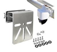 Sturdy Camera Mount, Stainless Gutter Bracket Holder, Outdoor Support with Firm Grip, Security System Accessory, Wall Roof Fixture with Compact Design, Home Monitoring for Exterior Setup