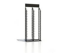 Sturdy Carbon Steel Tile Sample Display Stand Retail Rack for Marble Slate & Quartz 27x12x68in Perfect Showroom Organizer for Flooring Samples