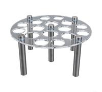 Sturdy Chess Piece Holder for DIY Casting, 16 Separate Holes for Individual Storage (Without Molds)